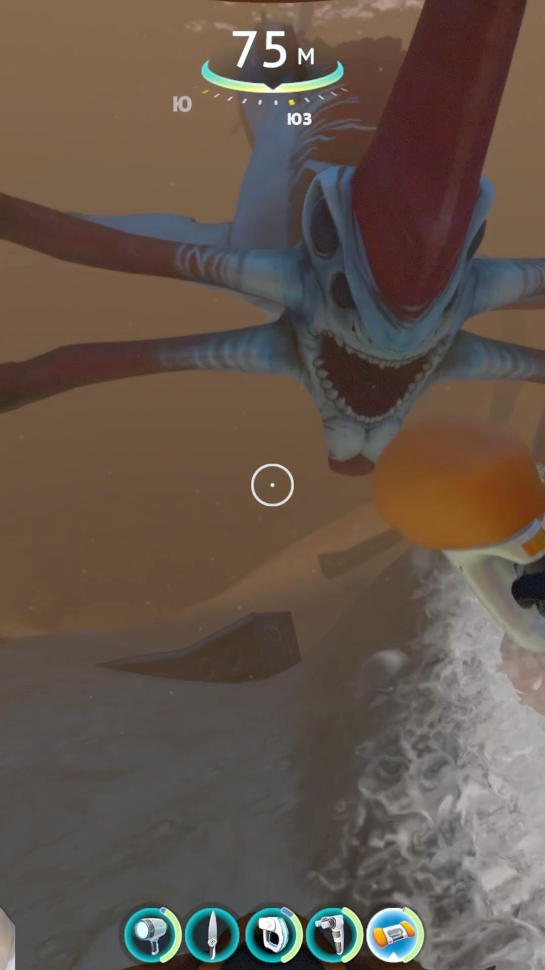 Впервые встретил Жнеца #subnautica #жнец #левиафан #сабнатика #delimour